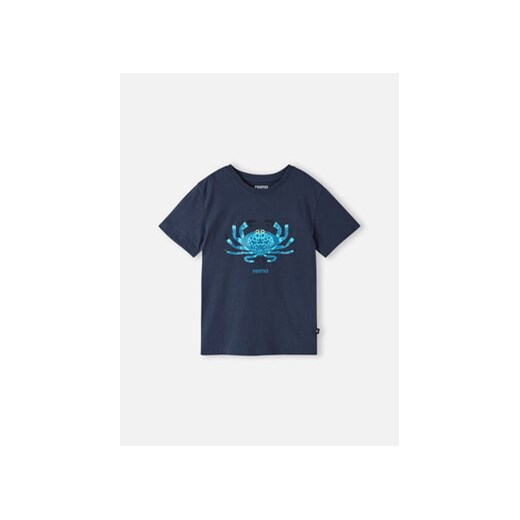 Reima T-Shirt Ajatus 5200217A Granatowy Regular Fit ze sklepu MODIVO w kategorii T-shirty chłopięce - zdjęcie 168507534