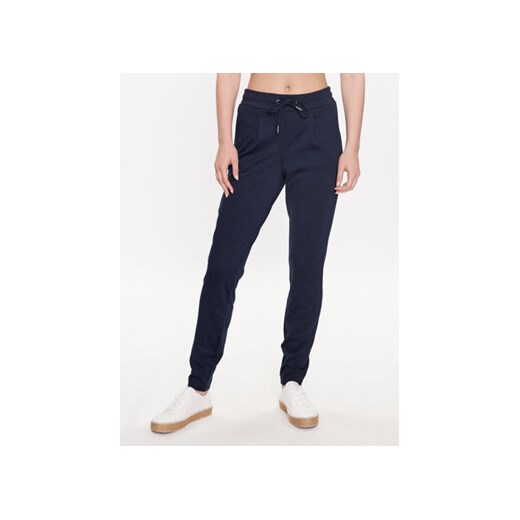 b.young Spodnie materiałowe 20802203 Granatowy Slim Fit XS okazyjna cena MODIVO