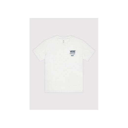 Vans T-Shirt SKATEISTAN VN0A5LHB Biały Regular Fit ze sklepu MODIVO w kategorii Bluzki dziewczęce - zdjęcie 168507974