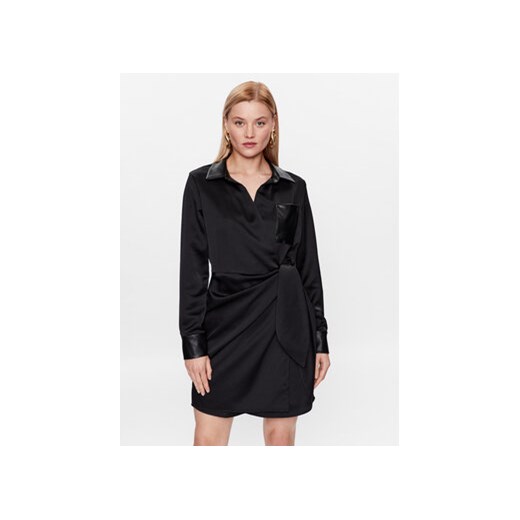 DKNY Sukienka koktajlowa P3ABRODB Czarny Regular Fit ze sklepu MODIVO w kategorii Sukienki - zdjęcie 168508021