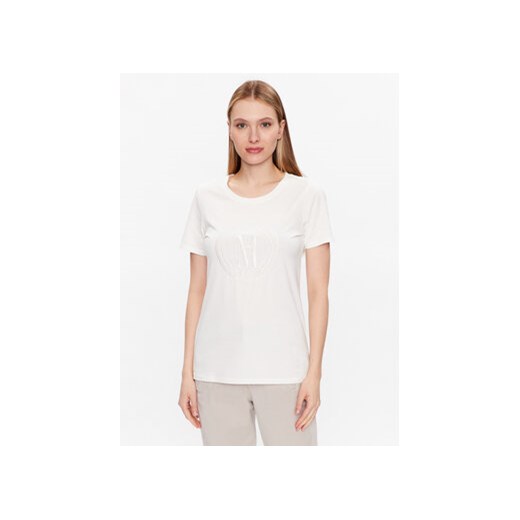 Marc Aurel T-Shirt 7410 7000 73574 Biały Regular Fit ze sklepu MODIVO w kategorii Bluzki damskie - zdjęcie 168508322