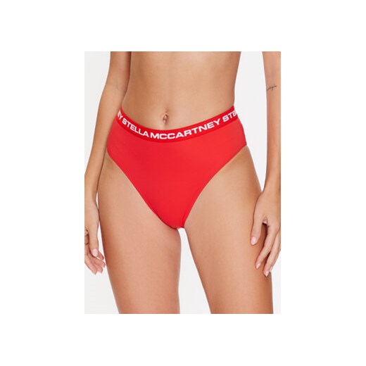 Stella McCartney Dół od bikini Logo Classic S7B2C1890.63012 Czerwony ze sklepu MODIVO w kategorii Stroje kąpielowe - zdjęcie 168508460