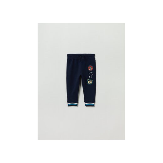 OVS Spodnie dresowe 1842637 Granatowy Regular Fit ze sklepu MODIVO w kategorii Spodnie i półśpiochy - zdjęcie 168508590