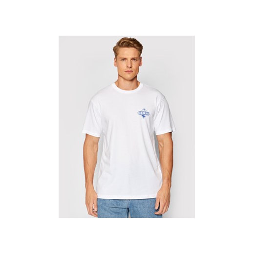 Vans T-Shirt Vintage Pointed Shaper VN0A5E7F Biały Regular Fit ze sklepu MODIVO w kategorii T-shirty męskie - zdjęcie 168509032