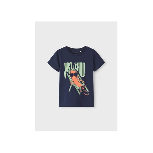 NAME IT T-Shirt 13215209 Granatowy Regular Fit ze sklepu MODIVO w kategorii Koszulki niemowlęce - zdjęcie 168509130