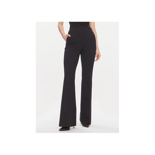 Boss Spodnie materiałowe Telessa 50505943 Granatowy Regular Fit ze sklepu MODIVO w kategorii Spodnie damskie - zdjęcie 168509233