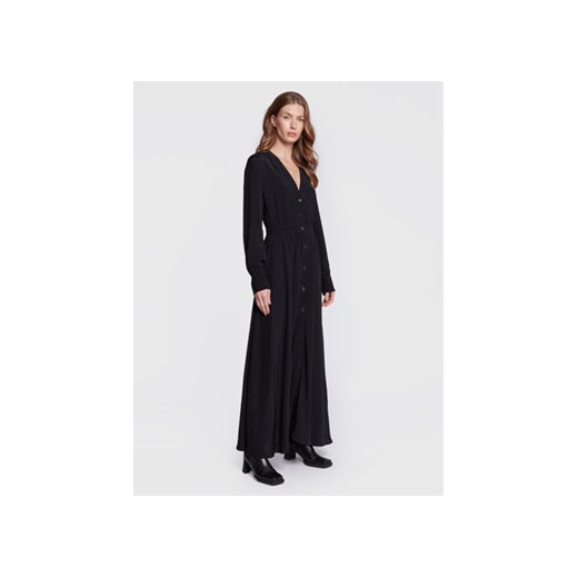 Sisley Sukienka koszulowa 4B5FLV01P Czarny Regular Fit ze sklepu MODIVO w kategorii Sukienki - zdjęcie 168509652