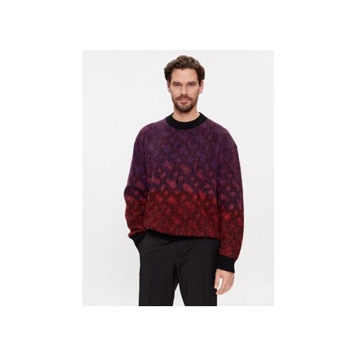 Boss Sweter Miracolo 50500679 Kolorowy Regular Fit ze sklepu MODIVO w kategorii Swetry męskie - zdjęcie 168509661