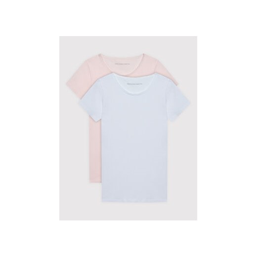 United Colors Of Benetton Komplet 2 t-shirtów 3MC10M490 Kolorowy Regular Fit ze sklepu MODIVO w kategorii Bluzki dziewczęce - zdjęcie 168509932