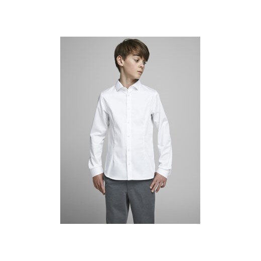 Jack&Jones Junior Koszula Parma 12151620 Biały Regular Fit ze sklepu MODIVO w kategorii Koszule chłopięce - zdjęcie 168509984