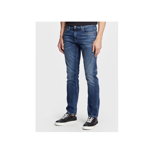 Calvin Klein Jeans Jeansy J30J322801 Niebieski Slim Fit ze sklepu MODIVO w kategorii Jeansy męskie - zdjęcie 168509991