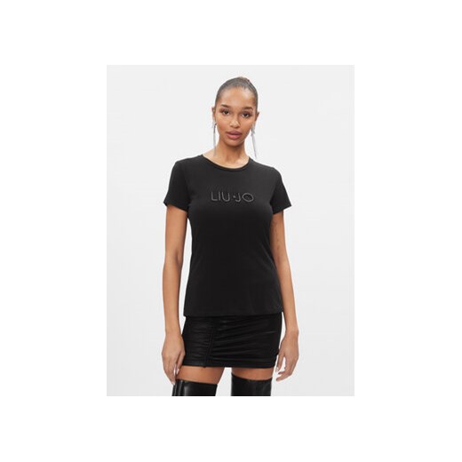 Liu Jo Sport T-Shirt TA4136 JS003 Czarny Regular Fit L MODIVO