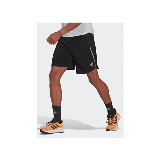 adidas Szorty sportowe Designed 4 Running H58578 Czarny Regular Fit ze sklepu MODIVO w kategorii Spodenki męskie - zdjęcie 168510340