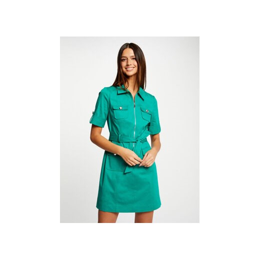 Morgan Sukienka codzienna 221-RENOM Zielony Regular Fit ze sklepu MODIVO w kategorii Sukienki - zdjęcie 168510511