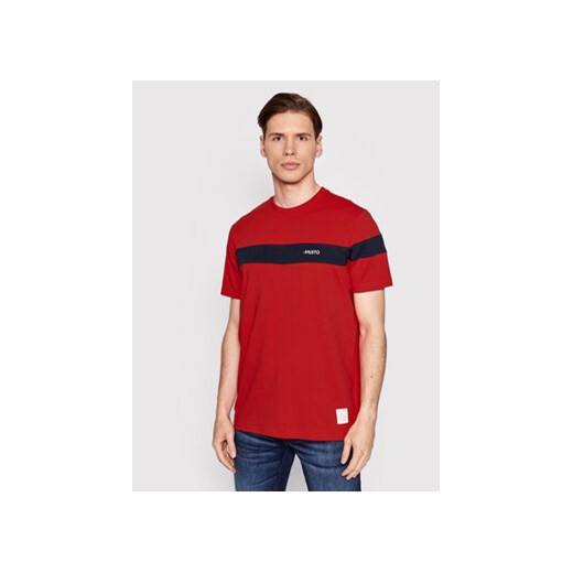 Musto T-Shirt 82158 Czerwony Regular Fit ze sklepu MODIVO w kategorii T-shirty męskie - zdjęcie 168510773