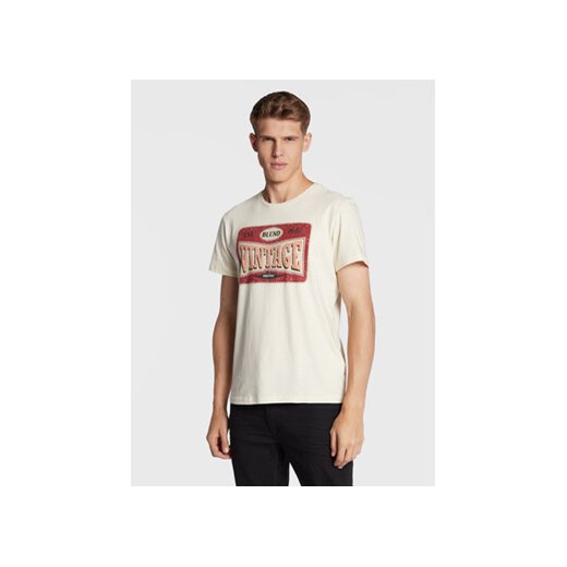 Blend T-Shirt 20714545 Beżowy Regular Fit ze sklepu MODIVO w kategorii T-shirty męskie - zdjęcie 168511453