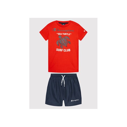 Champion Komplet t-shirt i szorty sportowe 306052 Kolorowy Regular Fit ze sklepu MODIVO w kategorii Komplety chłopięce - zdjęcie 168511654