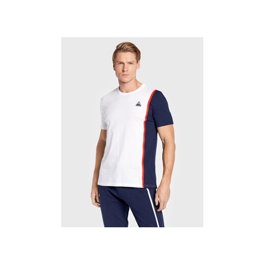 Le Coq Sportif T-Shirt 2220286 Biały Regular Fit ze sklepu MODIVO w kategorii T-shirty męskie - zdjęcie 168512291