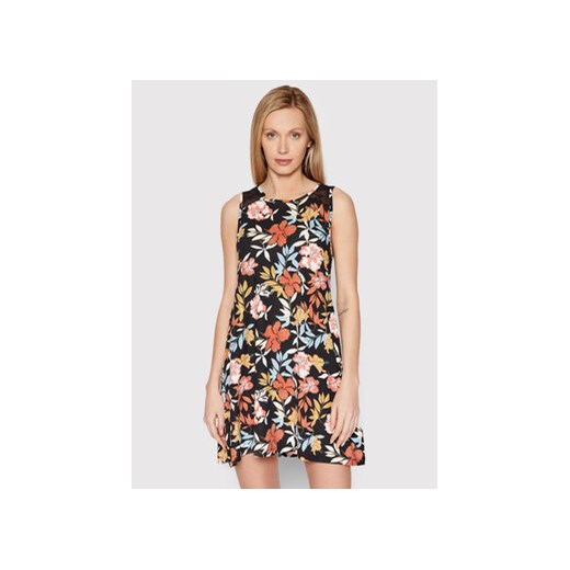 Roxy Sukienka letnia Paradise Isle ERJKD03387 Czarny Regular rFit S MODIVO