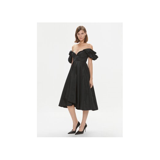 Pinko Sukienka koktajlowa Sorgente 101972 Y3LE Czarny Regular Fit ze sklepu MODIVO w kategorii Sukienki - zdjęcie 168512513