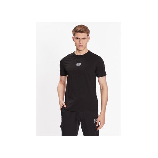 EA7 Emporio Armani T-Shirt 3RPT05 PJ02Z 0200 Czarny Regular Fit ze sklepu MODIVO w kategorii T-shirty męskie - zdjęcie 168513011