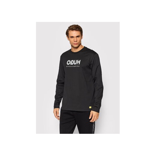 Hugo Longsleeve Doreigner 50454095 Czarny Regular Fit M MODIVO okazyjna cena