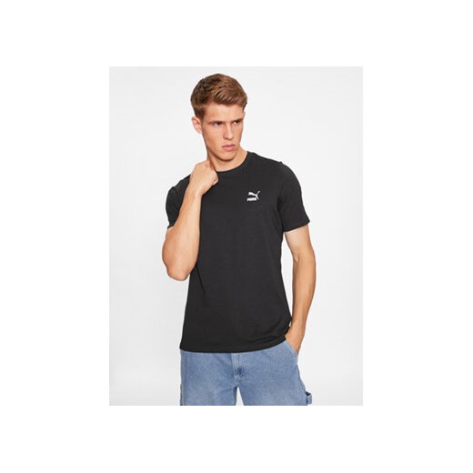 Puma T-Shirt Classics 535587 Czarny Regular Fit ze sklepu MODIVO w kategorii T-shirty męskie - zdjęcie 168513432