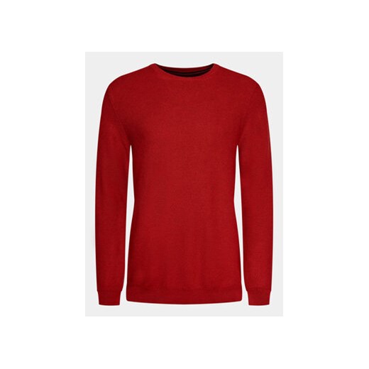 Pierre Cardin Sweter 50600/000/5040 Czerwony Regular Fit ze sklepu MODIVO w kategorii Swetry męskie - zdjęcie 168513703
