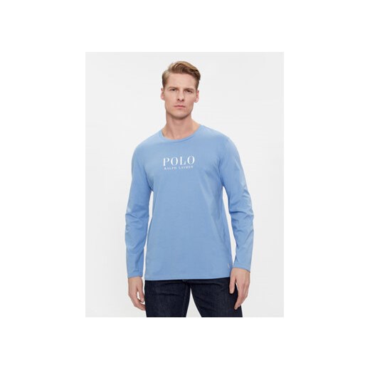 Polo Ralph Lauren Koszulka piżamowa 714899614008 Niebieski Regular Fit ze sklepu MODIVO w kategorii Piżamy męskie - zdjęcie 168513773