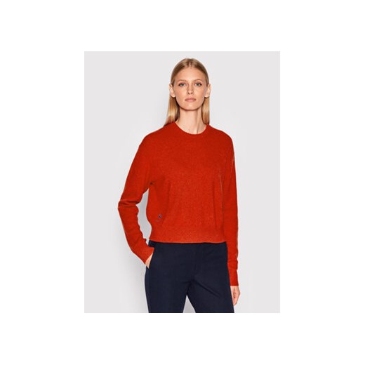 Polo Ralph Lauren Sweter 211872736001 Czerwony Regular Fit ze sklepu MODIVO w kategorii Swetry damskie - zdjęcie 168514322