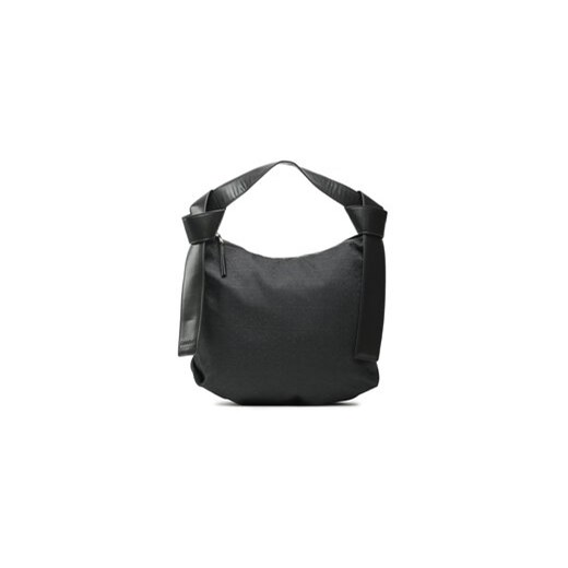 Calvin Klein Jeans Torebka Ck Jacquard Shoulder Bag Md K60K610622 Czarny ze sklepu MODIVO w kategorii Torby Shopper bag - zdjęcie 168514341