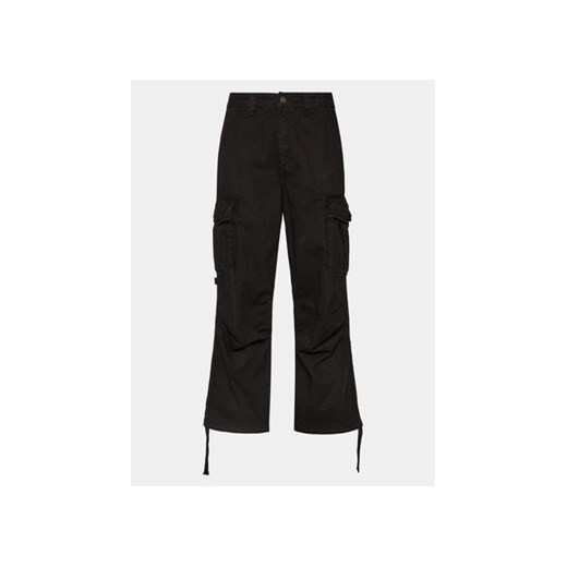 BDG Urban Outfitters Spodnie materiałowe Mix Herringbone Cargo 77395317 Czarny Regular Fit ze sklepu MODIVO w kategorii Spodnie męskie - zdjęcie 168514363