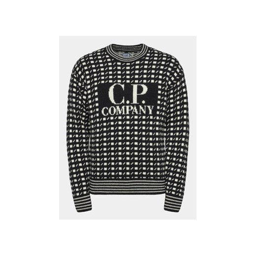 C.P. Company Sweter 15CMKN230 A006634J Czarny Regular Fit ze sklepu MODIVO w kategorii Swetry męskie - zdjęcie 168514581