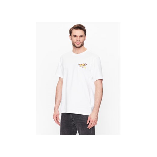 Converse T-Shirt City Butterfly 10024616-A03 Biały Standard Fit ze sklepu MODIVO w kategorii T-shirty męskie - zdjęcie 168514774