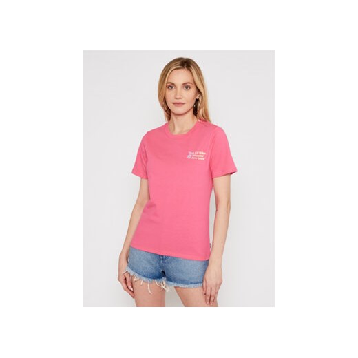 Converse T-Shirt Exploration Team 10022260-A03 Różowy Standard Fit ze sklepu MODIVO w kategorii Bluzki damskie - zdjęcie 168514894