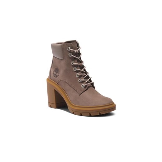 Timberland Botki Allington Heights 6In TB0A5Y6Z9291 Beżowy ze sklepu MODIVO w kategorii Workery damskie - zdjęcie 168515094