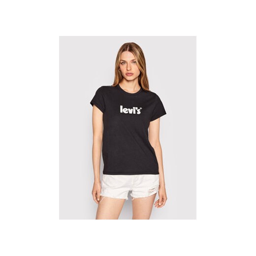 Levi's® T-Shirt The Perfect 17369-1756 Czarny Regular Fit ze sklepu MODIVO w kategorii Bluzki damskie - zdjęcie 168515453