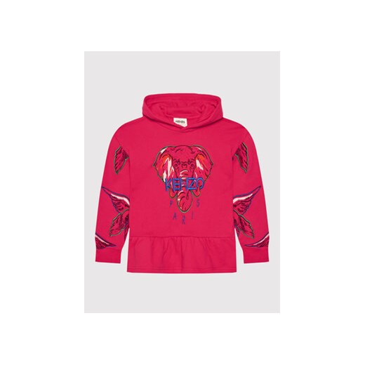 Kenzo Kids Bluza K15576 M Różowy Relaxed Fit ze sklepu MODIVO w kategorii Bluzy chłopięce - zdjęcie 168515530