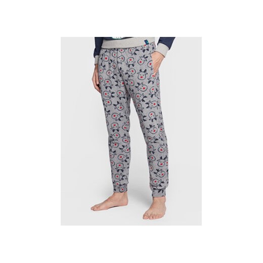 United Colors Of Benetton Spodnie piżamowe 3X304F00A Szary Regular Fit ze sklepu MODIVO w kategorii Piżamy męskie - zdjęcie 168515642