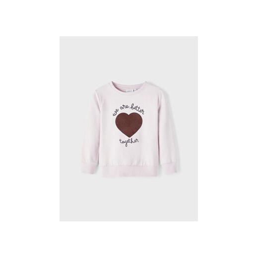 NAME IT Bluza 13219034 Różowy Regular Fit ze sklepu MODIVO w kategorii Bluzy dziewczęce - zdjęcie 168515834