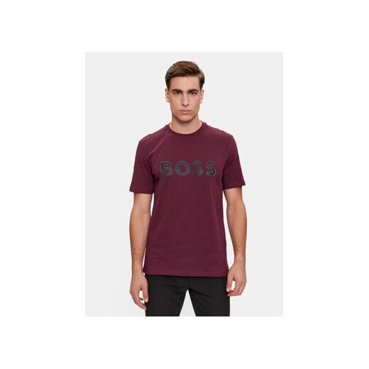 Boss T-Shirt Tee 1 50506344 Czerwony Regular Fit ze sklepu MODIVO w kategorii T-shirty męskie - zdjęcie 168516134