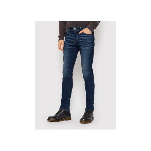 American Eagle Jeansy 011-0119-5995 Granatowy Skinny Fit American Eagle 34_30 okazja MODIVO