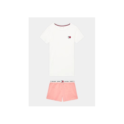 Tommy Hilfiger Piżama UG0UG00655 Biały Regular Fit ze sklepu MODIVO w kategorii Piżamy dziecięce - zdjęcie 168516701