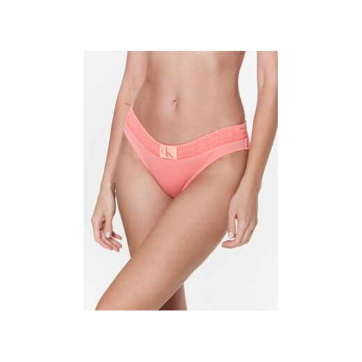 Calvin Klein Swimwear Dół od bikini KW0KW01990 Pomarańczowy ze sklepu MODIVO w kategorii Stroje kąpielowe - zdjęcie 168517011