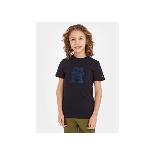 Tommy Hilfiger T-Shirt KS0KS00527 Granatowy Regular Fit ze sklepu MODIVO w kategorii T-shirty chłopięce - zdjęcie 168517123