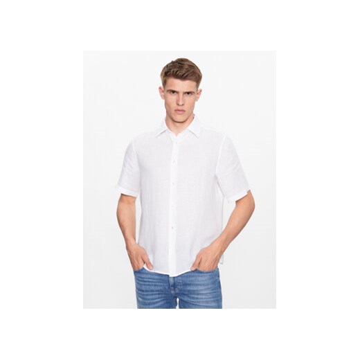 Boss Koszula 50489345 Biały Regular Fit ze sklepu MODIVO w kategorii Koszule męskie - zdjęcie 168517261