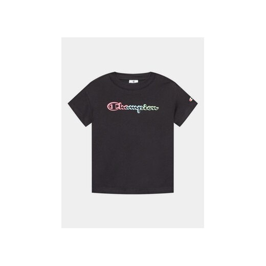 Champion T-Shirt 404650 Czarny Regular Fit ze sklepu MODIVO w kategorii Bluzki dziewczęce - zdjęcie 168517264