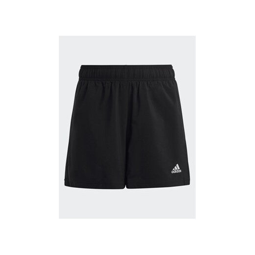 adidas Szorty sportowe Essentials Small Logo Chelsea Shorts IC9967 Czarny Regular Fit ze sklepu MODIVO w kategorii Spodenki chłopięce - zdjęcie 168517390