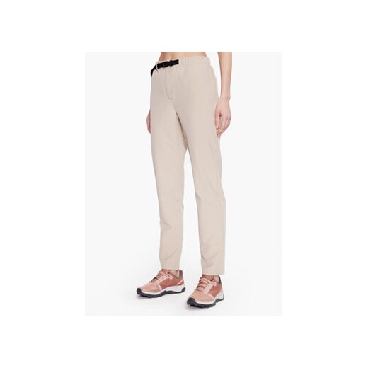 Jack Wolfskin Spodnie materiałowe 1507072 Beżowy Regular Fit ze sklepu MODIVO w kategorii Spodnie damskie - zdjęcie 168517410