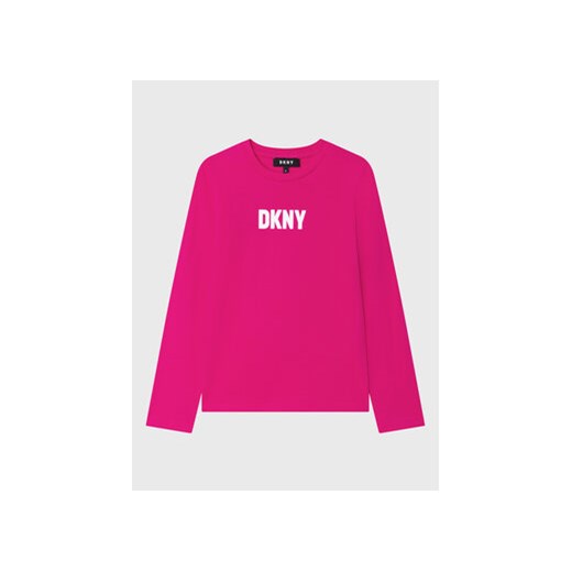 DKNY Bluzka D35S32 M Różowy Regular Fit 8A okazja MODIVO